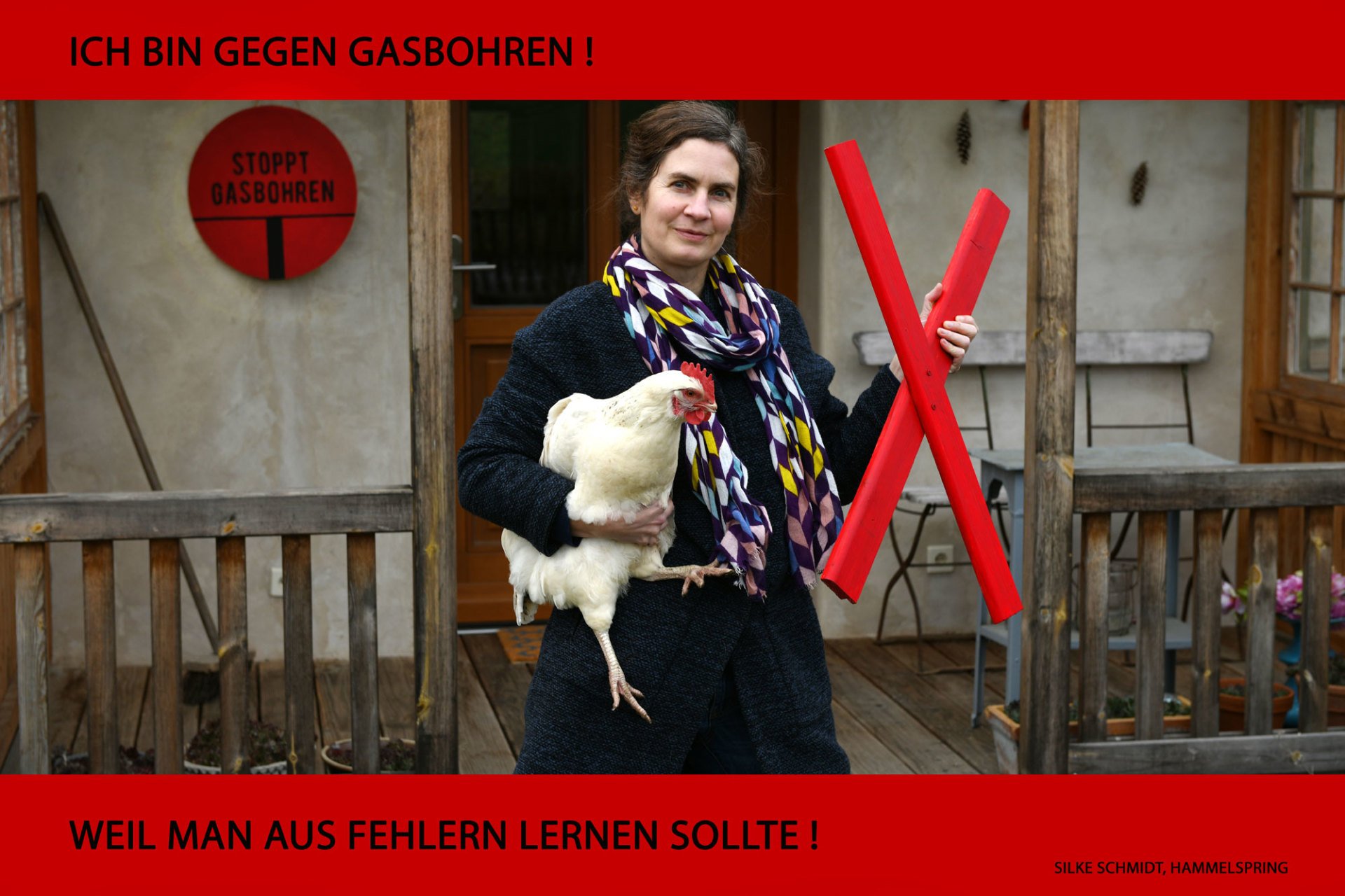 Gegen Gasbohren: Silke Schmidt, Hammelspring