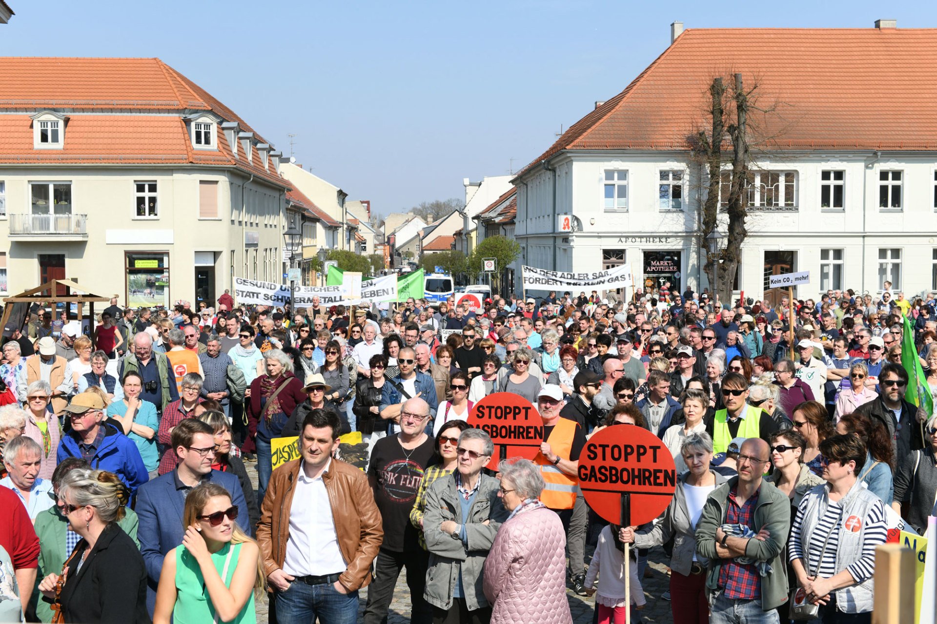 Demo in Zehdenick am 6.4.2019