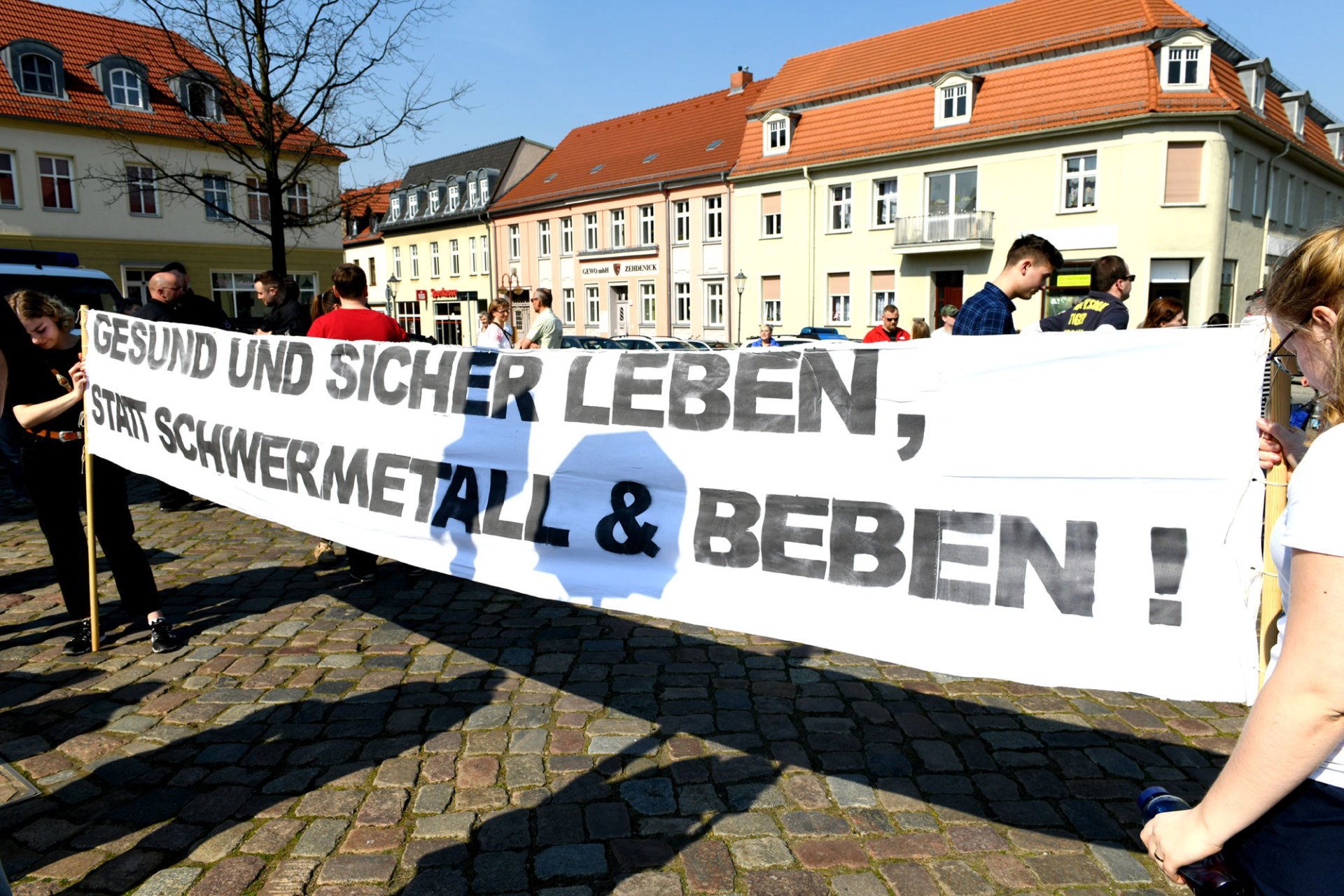 Demo in Zehdenick am 6.4.2019