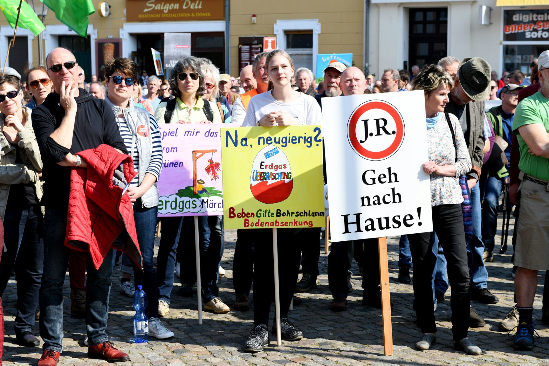 Demo in Zehdenick am 6.4.2019