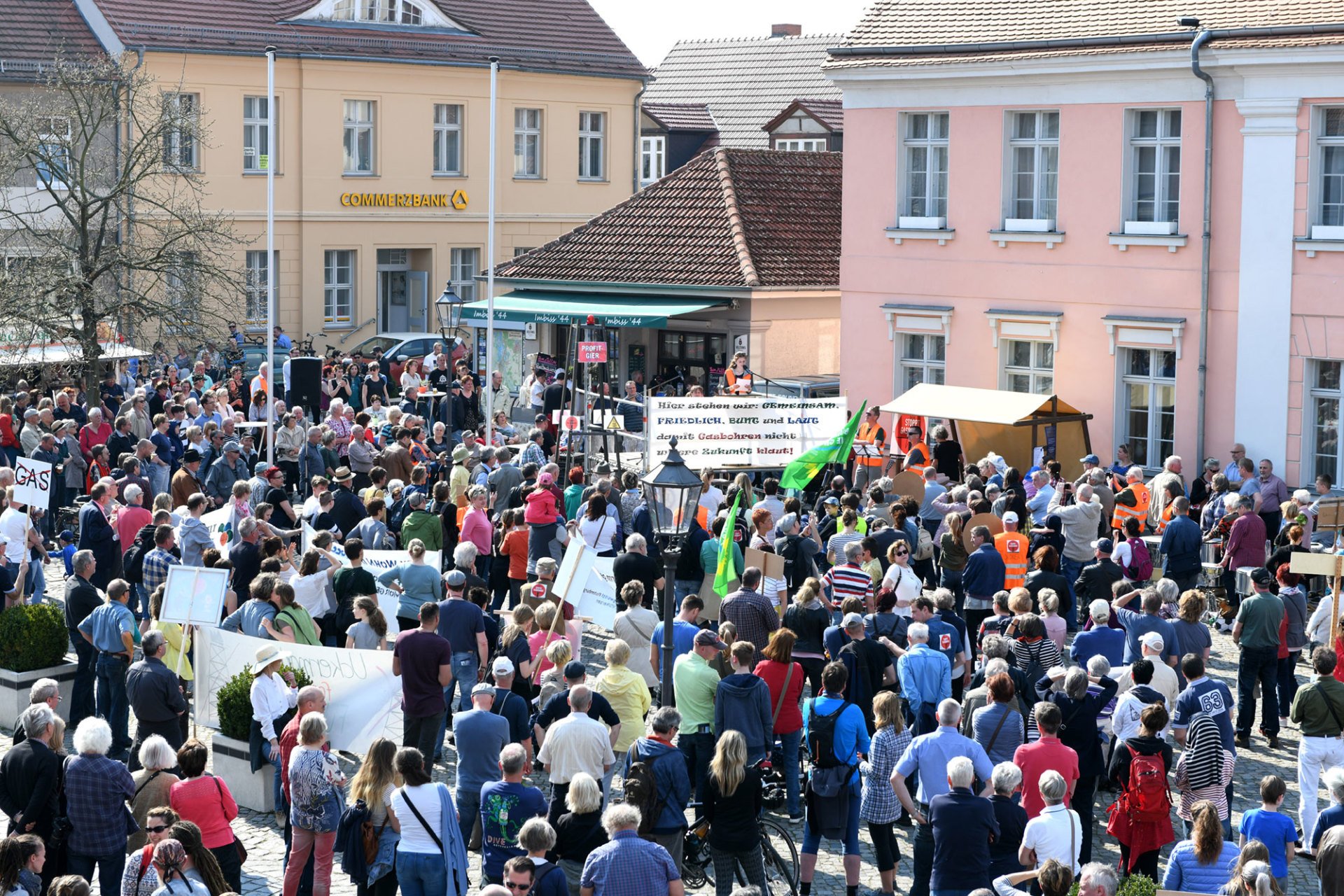 Demo in Zehdenick am 6.4.2019