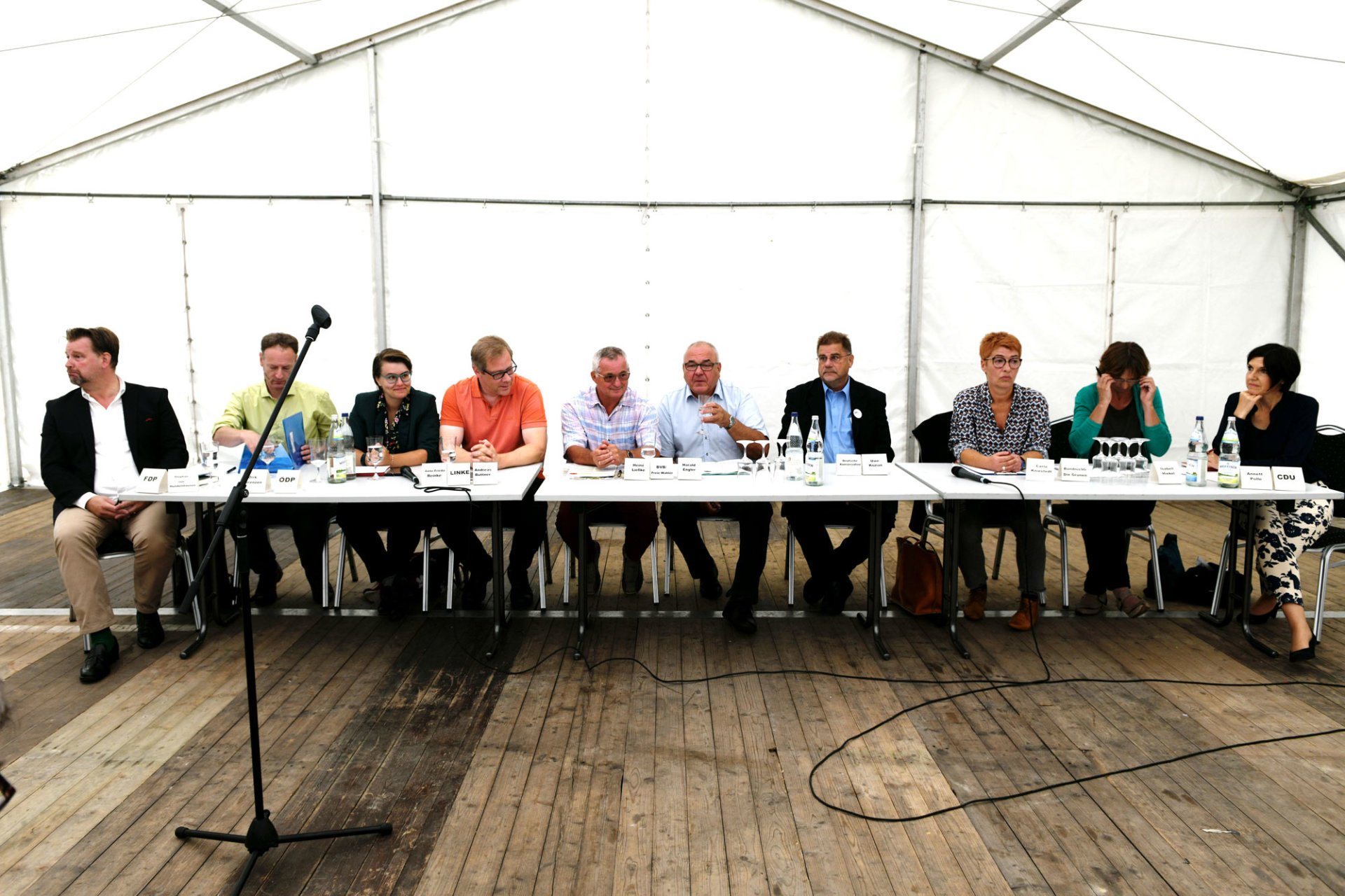 Polit-Frühschoppen in Zehdenick am 18. August