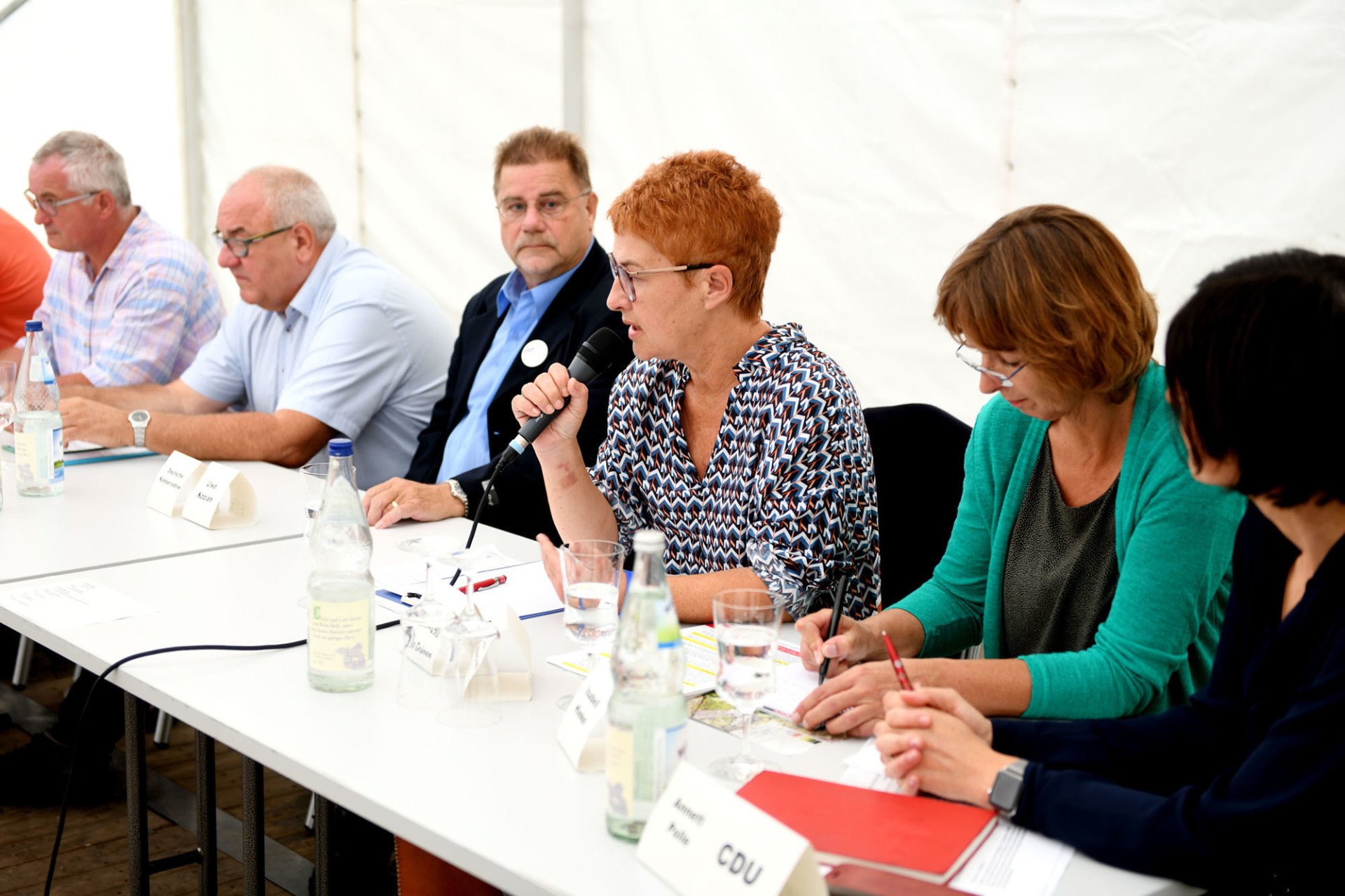 Polit-Frühschoppen in Zehdenick am 18. August