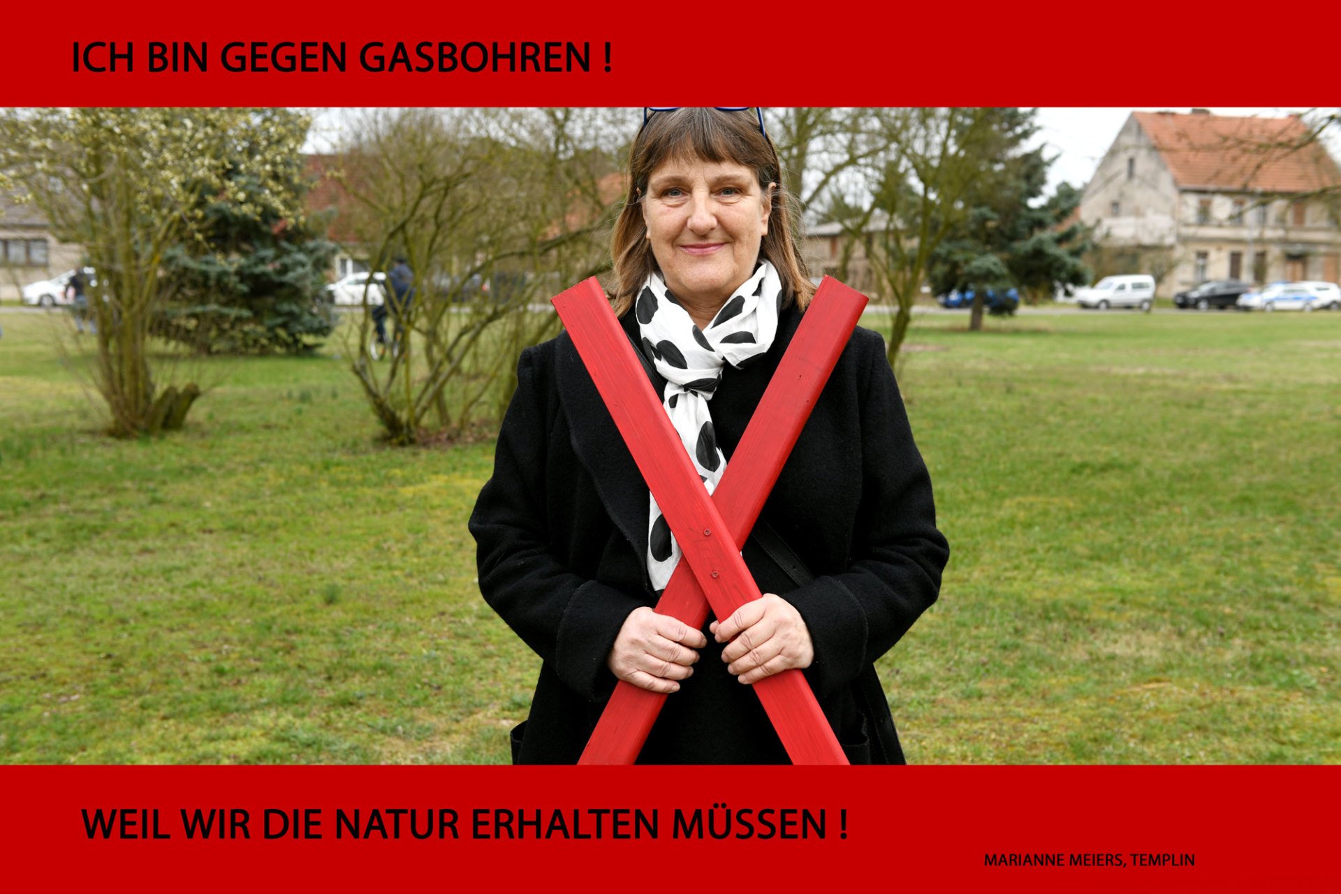 Gegen Gasbohren: Marianne Meiers, Templin